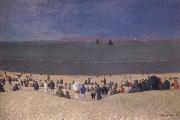 Felix Vallotton The Beach at Honfleur china oil painting artist